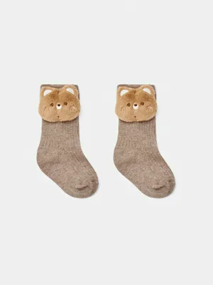 Гольфы Sela с аппликацией для малышей, арт. 38697