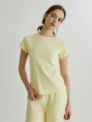 Футболка SELA Домашняя в рубчик, арт. 38712