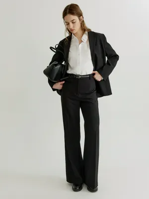 Брюки Sela клеш со стрелками, арт. 38731