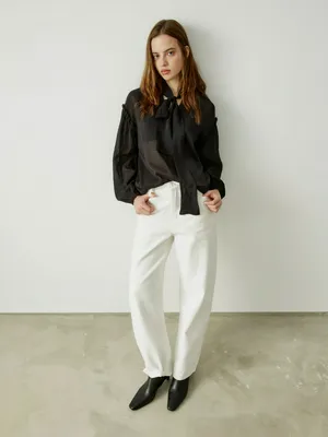 Джинсы Sela объемные со средней посадкой, арт. 38732