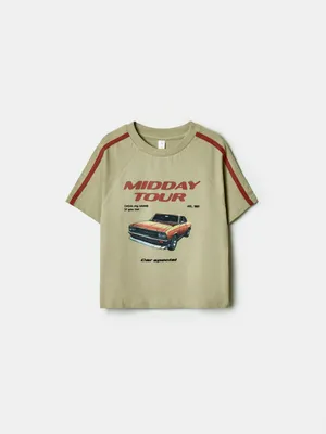 Футболка SELA оверсайз с принтом, арт. 38735