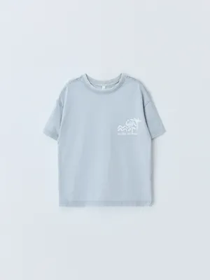 Футболка SELA оверсайз в стиле гранж для девочек, арт. 38774