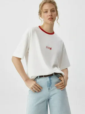 Футболка оверсайз SELA с принтом, арт. 38791