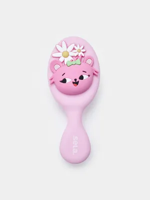 Детская массажная расческа Sela с Виви, розовый, арт. 38799