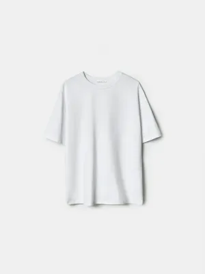 Футболка SELA REGULAR FIT, белый, арт. 39055