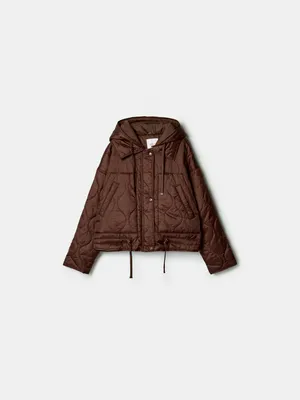 Куртка Sela Young стеганая, коричневый, арт. 39107