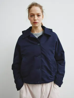 Куртка Sela утепленная с капюшоном, синий, арт. 39118