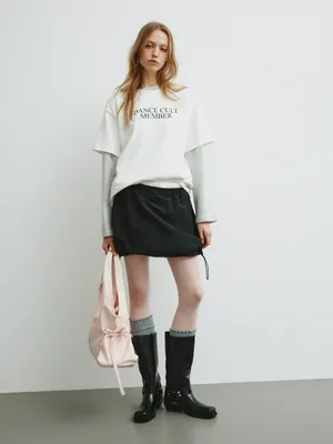 Юбка-баллон SELA, черный, арт. 39164