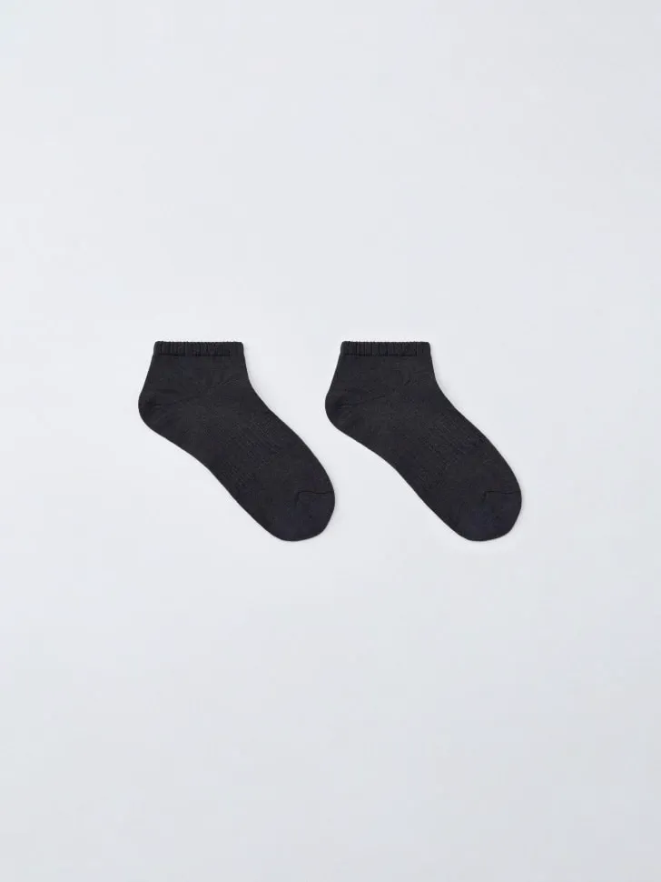 Короткие носки из модала, серый, арт. 3961