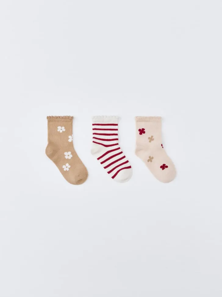 Набор из 3 пар носков для малышей, разноцветный, арт. 3972