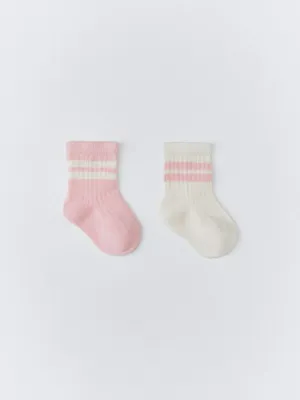 Набор из 2 пар носков для малышей, арт. 3974