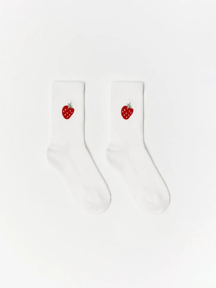 Длинные носки с вышивкой, арт. 3976