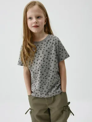 Футболка с принтом для девочек, арт. 4002