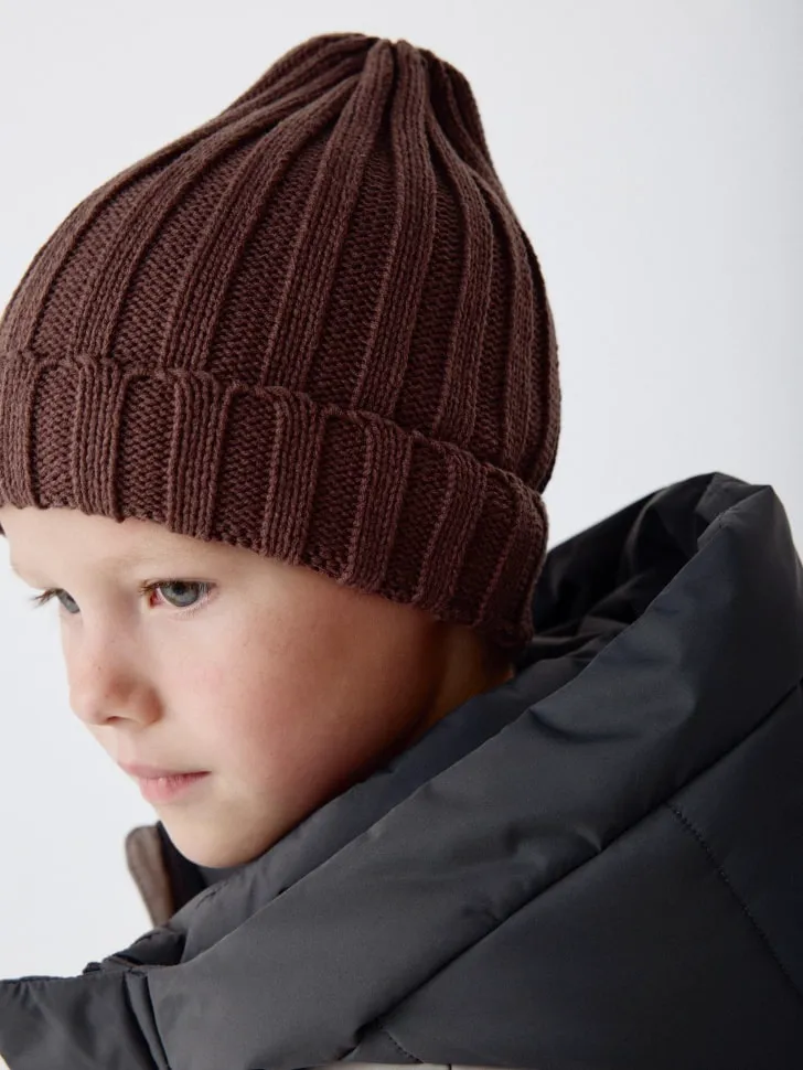 Высокая шапка-бини детская, арт. 4033