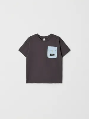 Футболка с карманом для мальчиков, арт. 4042