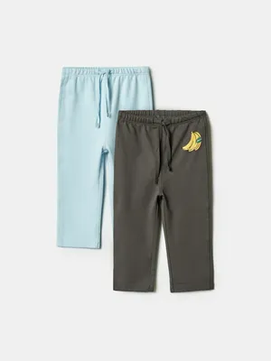 Набор трикотажных брюк Sela, разноцветный, арт. 40565