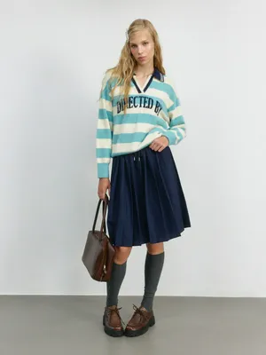 Юбка в складку SELA Young, арт. 4098