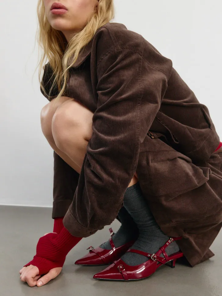 Куртка вельветовая SELA Young, коричневый, арт. 4107