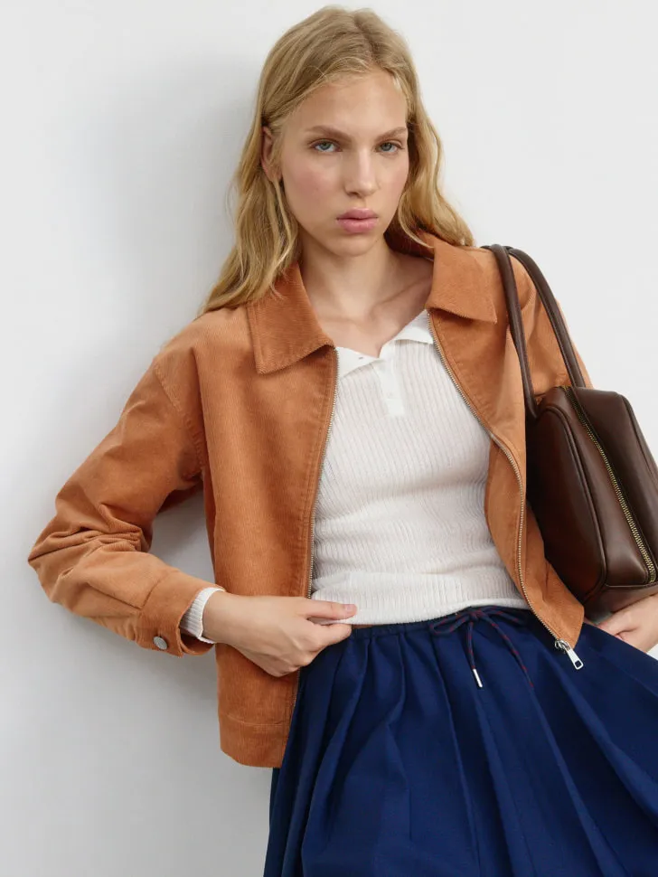 Куртка вельветовая, коричневый, арт. 4108