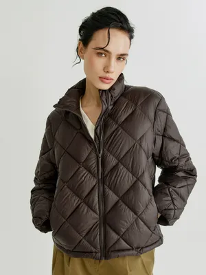 Базовая стеганая куртка Sela, коричневый, арт. 41123