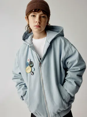 Куртка Sela детская из хлопка, голубой, арт. 41288