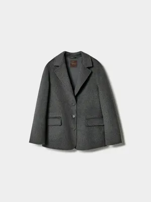 Пальто SELA однобортное шерстяное, серый, арт. 41401