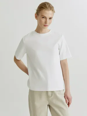 Базовая футболка Sela, белый, арт. 41434