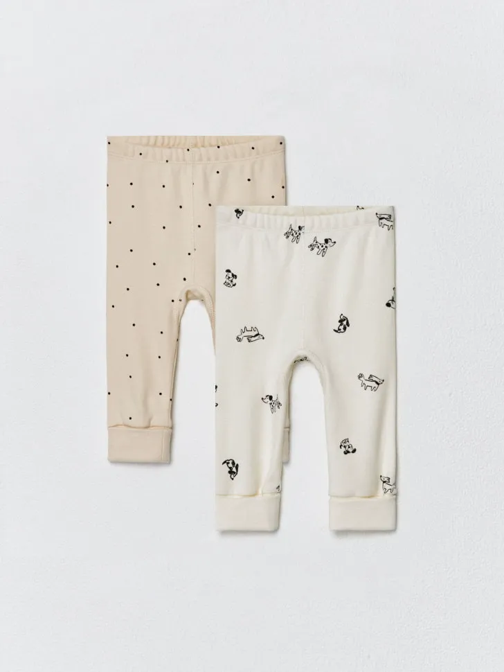 Набор из 2 брюк для малышей, бежевый, арт. 4157