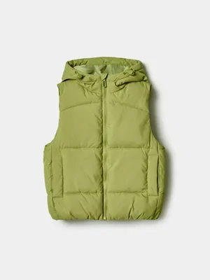 Утепленный жилет SELA для мальчиков, зеленый, арт. 41648