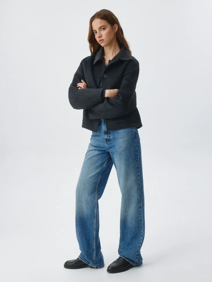 Джинсы WIDE LEG TALL, голубой, арт. 4168