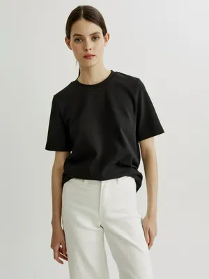 Базовая футболка SELA, черный, арт. 41706