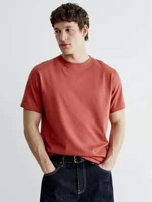 Базовая футболка SELA PETER REGULAR FIT, оранжевый, арт. 41789