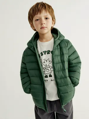 Sela Базовая стеганая куртка для мальчиков, зеленый, арт. 41797