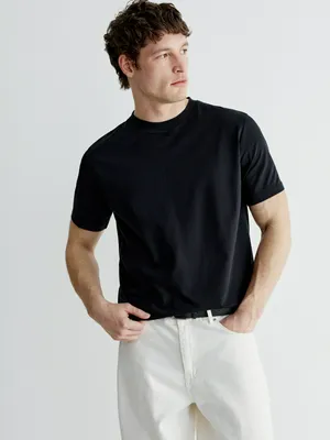 Футболка SELA PETER REGULAR FIT, черный, арт. 41841