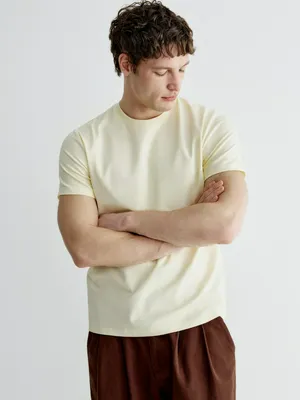 Футболка SELA ADAM SLIM FIT, желтый, арт. 41842