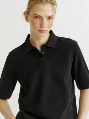 Поло SELA с коротким рукавом, белый, арт. 42018