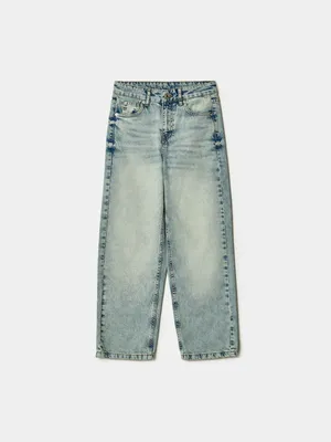 Джинсы багги SELA для мальчиков, голубой, арт. 42023