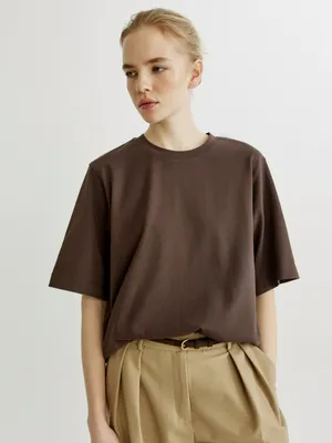 Футболка SELA ALBA oversize fit, белый, арт. 42044