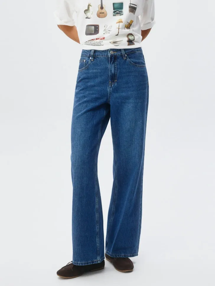 Джинсы Straight Fit, синий, арт. 4212