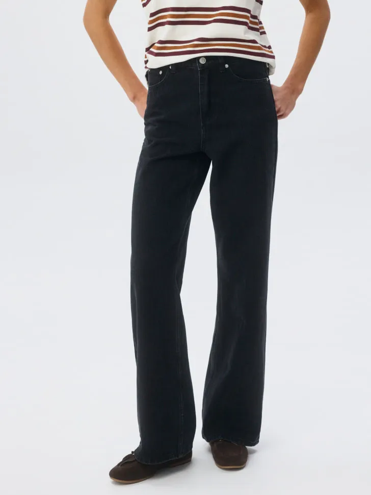 Джинсы Straight Fit, черный, арт. 4213