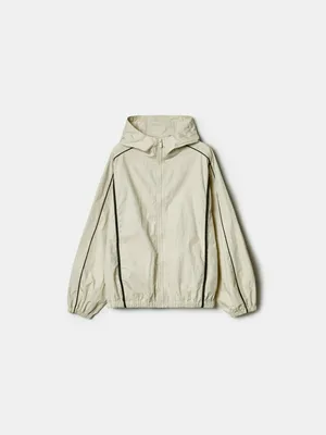 Ветровка Sela для девочек, бежевый, арт. 42200