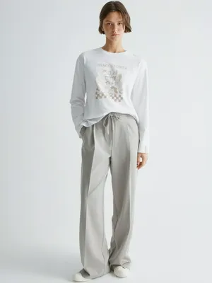 Брюки Sela широкие, серый, арт. 42259