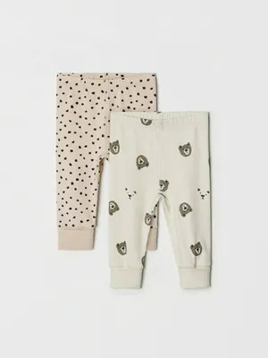 Трикотажные брюки SELA для малышей (2 шт.), разноцветный, арт. 42273