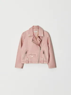 Куртка-косуха Sela для девочек, розовый, арт. 42286