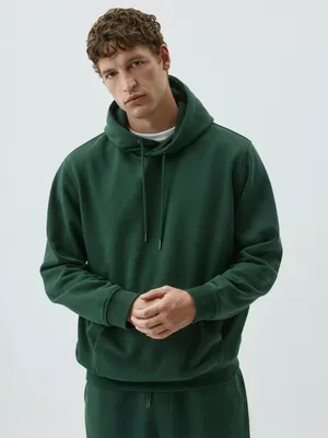 Худи SELA Regular Fit, зеленый, арт. 42310