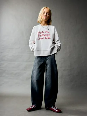 Детские джинсы Sela Baggy, серый, арт. 42332