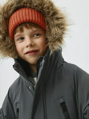 Зимняя парка SELA для мальчиков, серый, арт. 42334