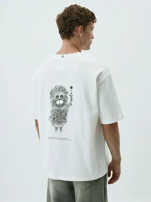 Футболка SELA с принтом Союзмультфильм, белый, арт. 42357