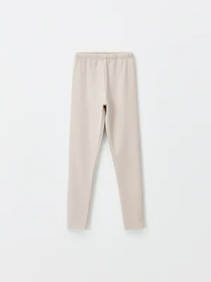 Леггинсы SELA для девочек, бежевый, арт. 42371