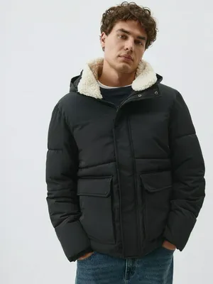 Стеганая куртка Sela с капюшоном, черный, арт. 42396